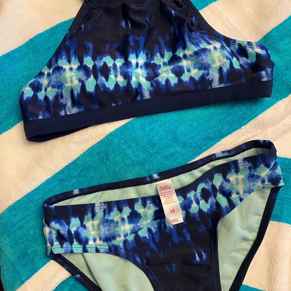 Justice Blue wave bikini